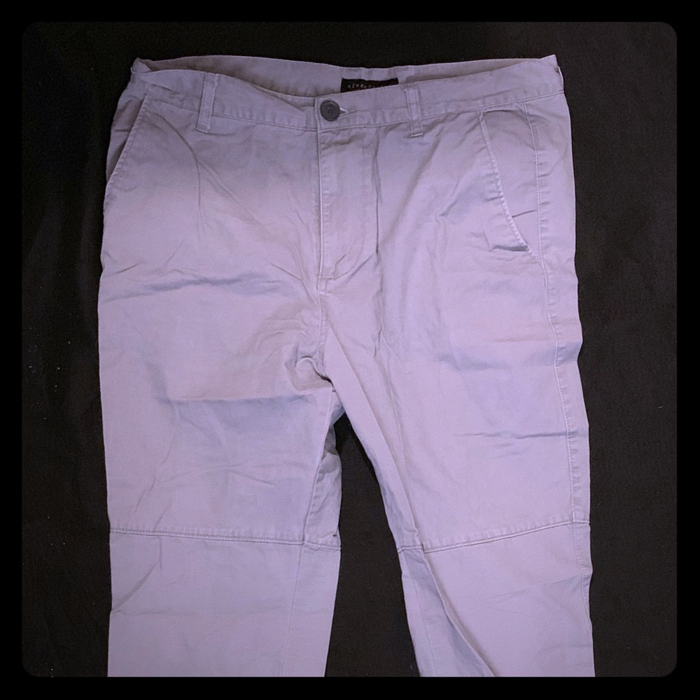 Aeropostale slim grey joggers